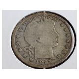1897 S Barber Quarter