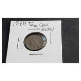 1868 3 Cent Nickel