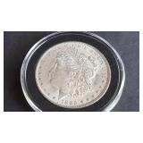 1885 O Morgan Silver Dollar