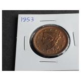 1853 Large Cent