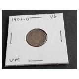 1902 O Barber Dime