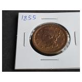 1855 Large Cent