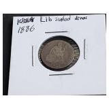 1886 Seated Liberty Dime