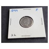 1899 Barber Dime