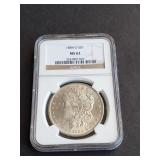 1884 O Morgan Silver Dollar NGC MS62
