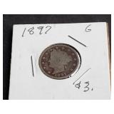 1897 V Nickel