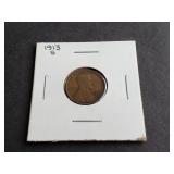 1913 S Lincoln Wheat Cent