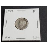 1917 Mercury Dime