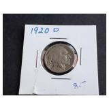 1920 D Buffalo Nickel