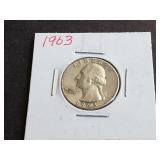 1963 Washington Quarter