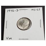 1946 D Roosevelt Dime