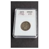 1916 Barber Quarter