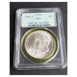 1899 O Morgan Silver Dollar PCGS MS64 Green Holder