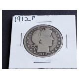1912 Barber Half Dollar