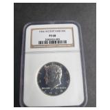 1964 Kennedy Half Dollar Accent Hair NGC PF68