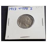 1913 Buffalo Nickel Type 1