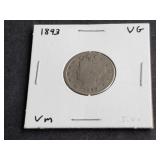 1893 V Nickel