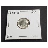 1956 D Roosevelt Dime
