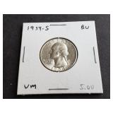 1954 S Washington Quarter