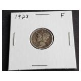 1923 Mercury Dime