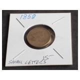 1858 Flying Eagle Cent Small Letters
