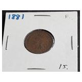 1881 Indian Head Cent