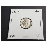 1957 Roosevelt Dime