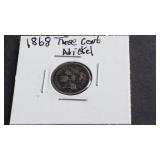 1868 3 Cent Nickel