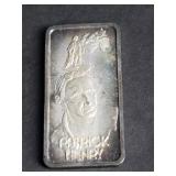 P. Henry Our Greatest Series 1 Oz .999 Silver