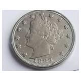 1883 V Nickel "No Cents"