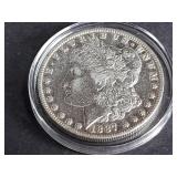1887 O Morgan Silver Dollar