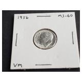 1956 Roosevelt Dime