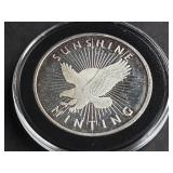Sunshine Minting 1 Ounce .999 Silver