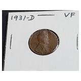 1931 D Lincoln Wheat Cent
