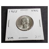 1955 Washington Quarter