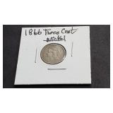 1866 3 Cent Nickel