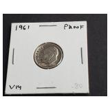 1961 Roosevelt Dime