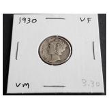 1930 Mercury Dime