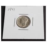 1941 Mercury Dime