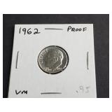 1962 Roosevelt Dime