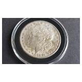 1881 S Morgan Silver Dollar
