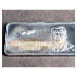 JFK Our Greatest Series 1 Oz .999 Silver Bar