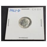 1961 D Roosevelt Dime