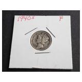 1940 S Mercury Dime