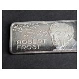 Robert Frost Greatest Series 1 OZ 999 Silver Bar