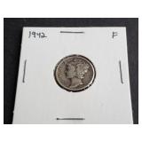 1942 Mercury Dime