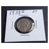 1938 D Buffalo Nickel