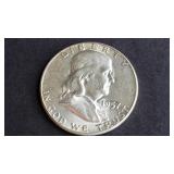 1957 Franklin Half Dollar