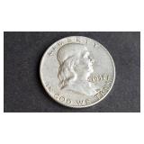1957 D Franklin Half Dollar