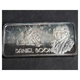 Daniel Boone Our Greatest Series 1 OZ 999 Silver